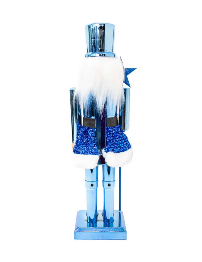 Soldado Cascanueces azul rey de 12x9x38cm - Image 3