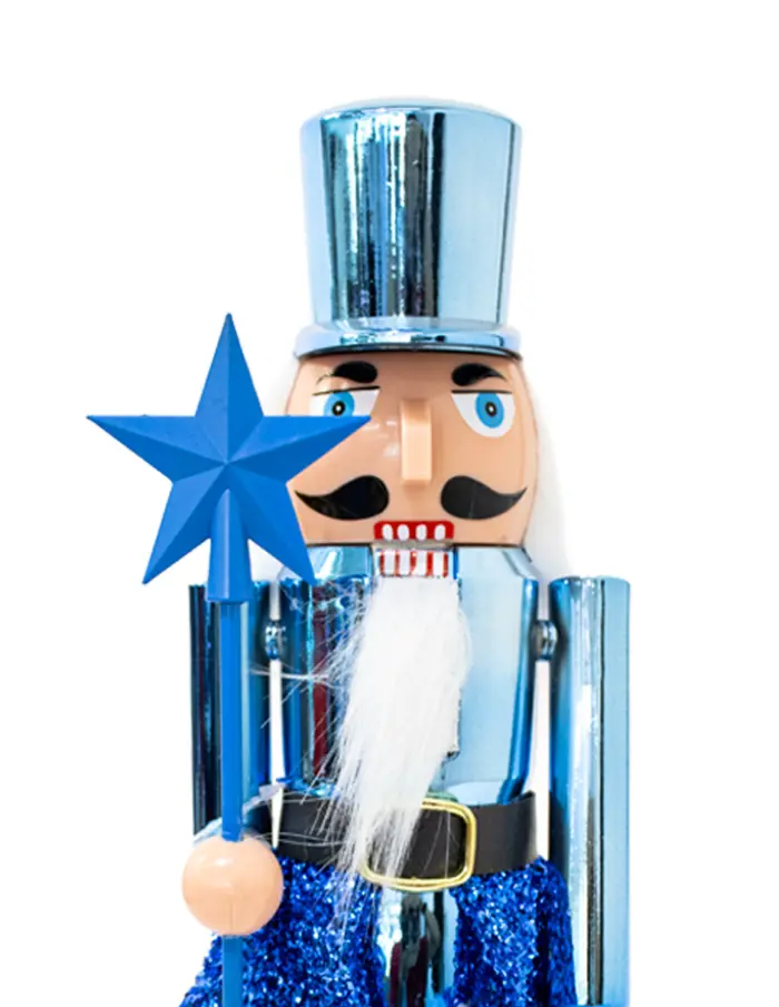Soldado Cascanueces azul rey de 12x9x38cm - Image 4