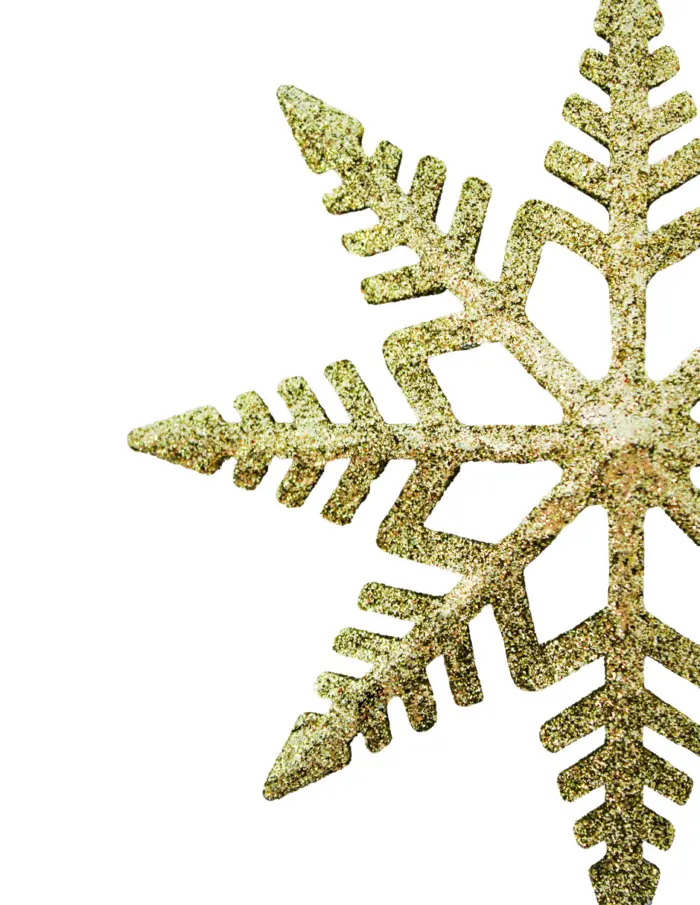 Colgante diseñó estrella dorada diamantada de 15cm - Image 2