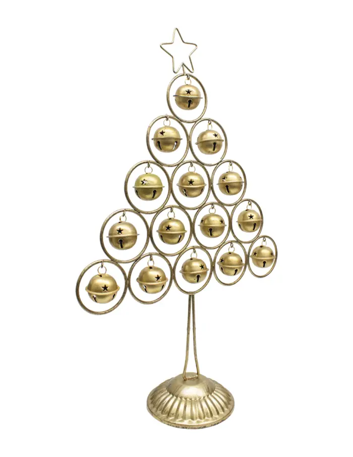 Árbol con cascabeles dorados - Image 2