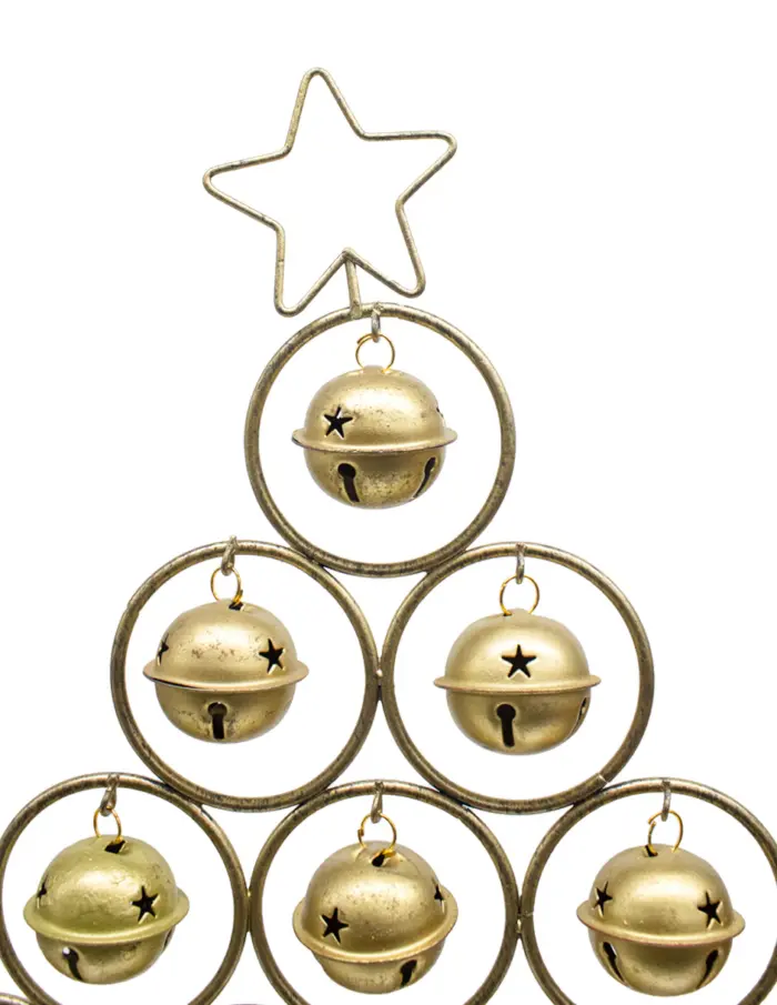 Árbol con cascabeles dorados - Image 3