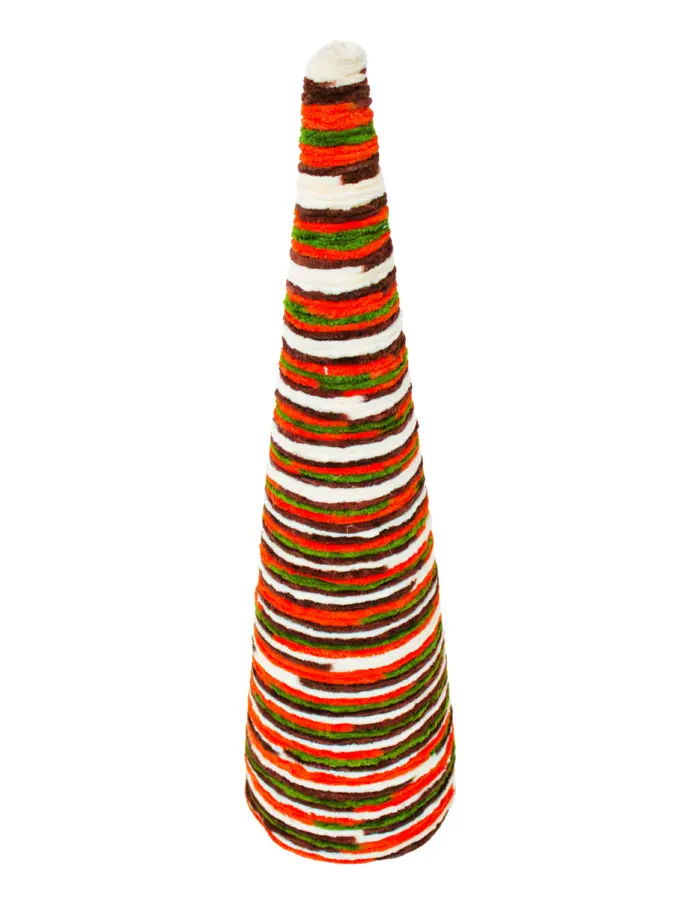 Pino forrado de estambre terroso de 14x14x52cm - Image 2