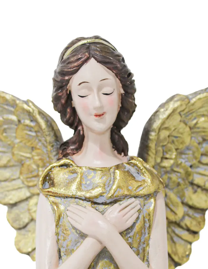 Angel de la esperanza de poliresina de 13x19.5x37cm - Image 3