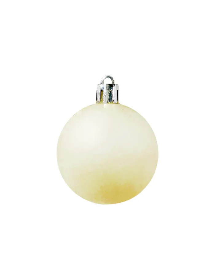 Display de 56 esferas de plástico dorado mate y diamantado con punta de árbol - Image 7