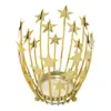 Candelabro de metal dorado - Image 2