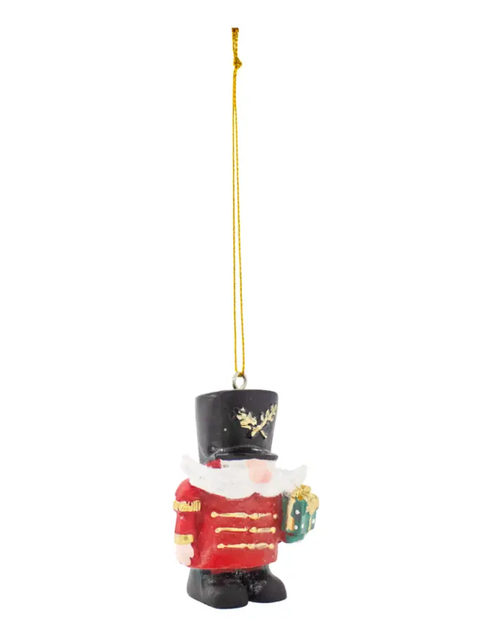 Gnomo colgante con traje rojo y caja de regalo de 4.5x3x7.5cm - Image 2