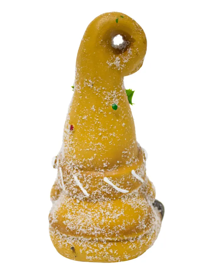 Gnomo de jengibre con copo de nieve de 13x13.5x23.5cm - Image 3