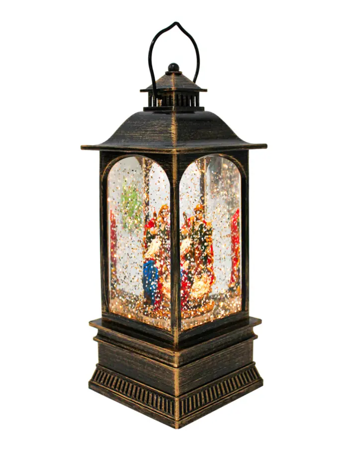 Linterna con nacimiento musical con luz LED y cable USB (usa baterías 3AA no incluidas) de 15.75x7.62x20.83cm - Image 2