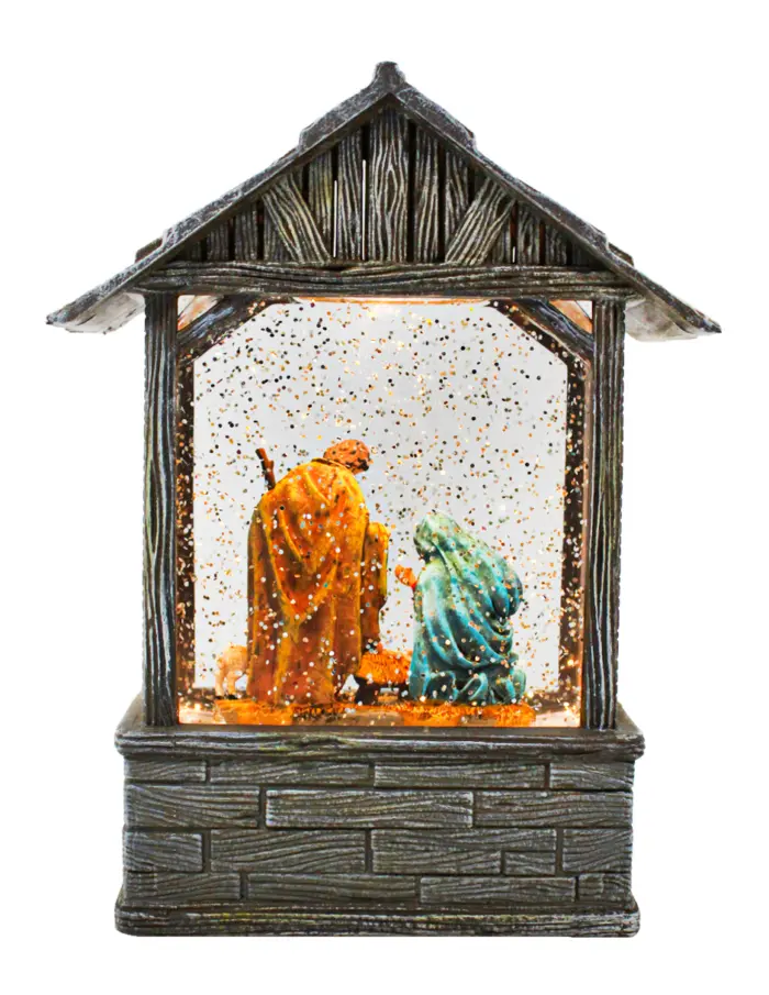 Nacimiento musical con luz LED y cable USB (usa baterías 3AA no incluidas) de 15.75x7.62x20.83cm - Image 3