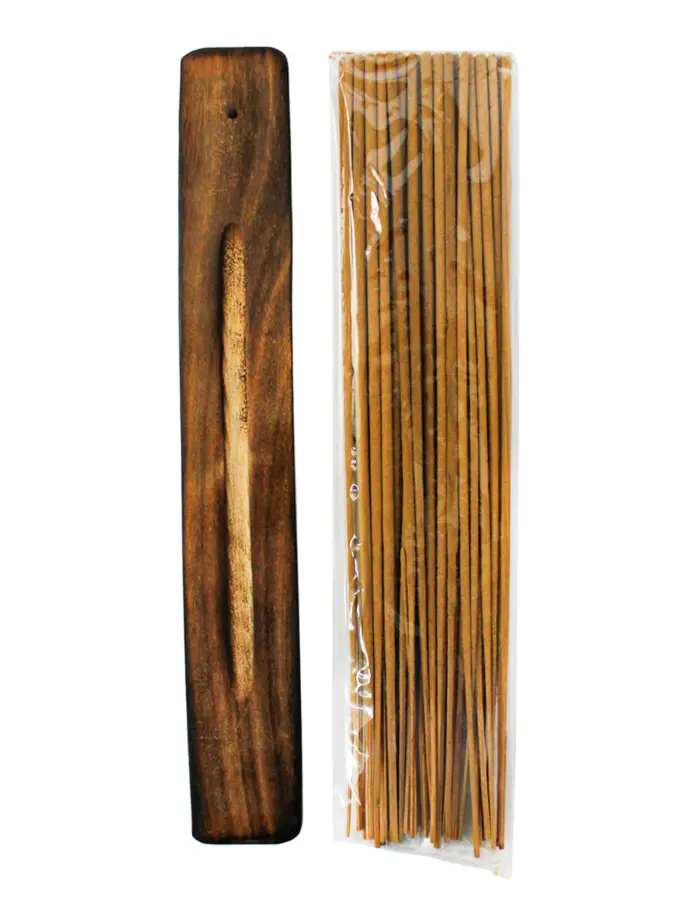 Tubo con 30 varas de incienso con quemador y fragancia de peonía y blus seude de 4.5x28x4.5cm - Image 3