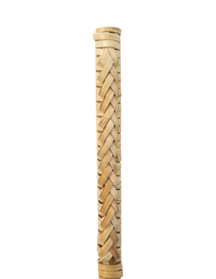 Juego de 5 utensilios de madera con el mango tejido de 22.5x4x1.5cm - Image 3