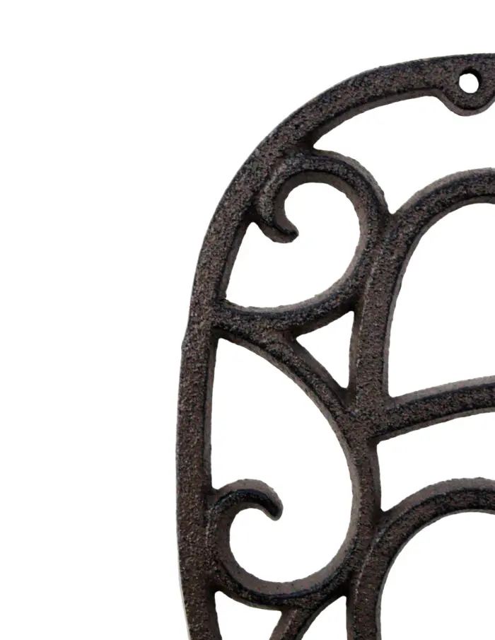 Número 6 decorativo de hierro de 10cm - Image 2