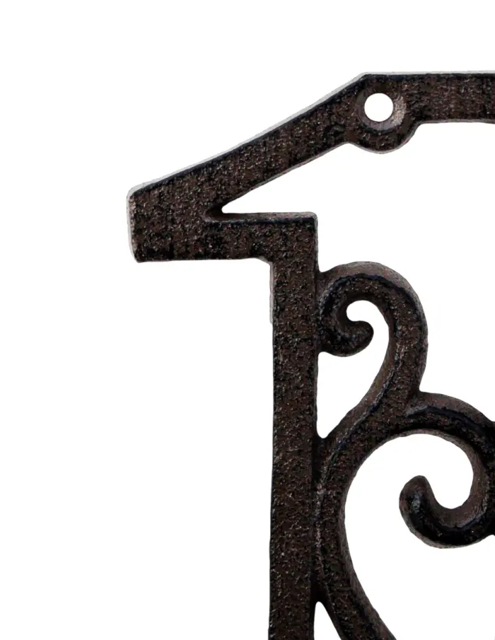 Número 1 decorativo de hierro de 20cm - Image 2