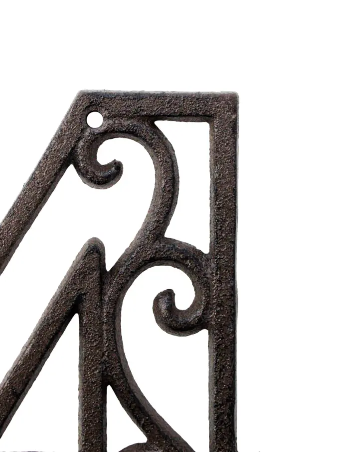 Número 4 decorativo de hierro de 20cm - Image 2
