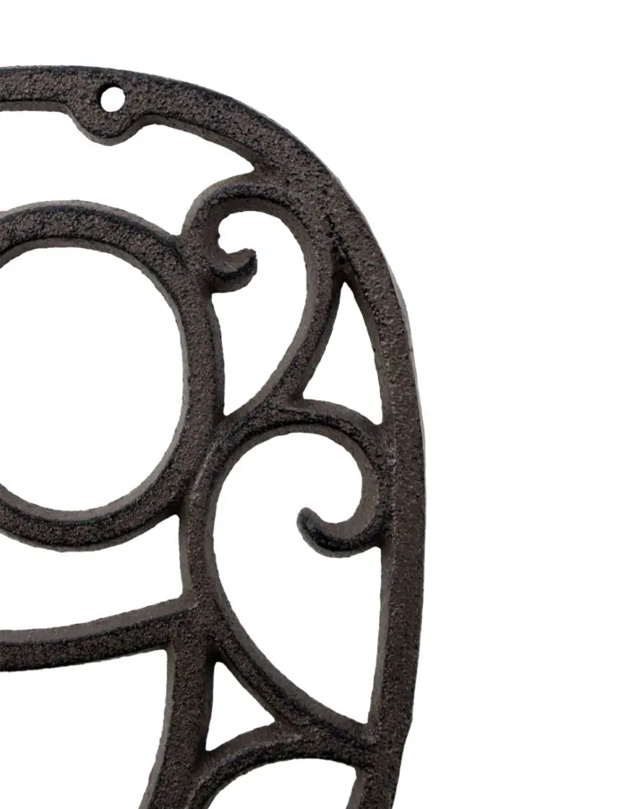 Número 9 decorativo de hierro de 20cm - Image 2