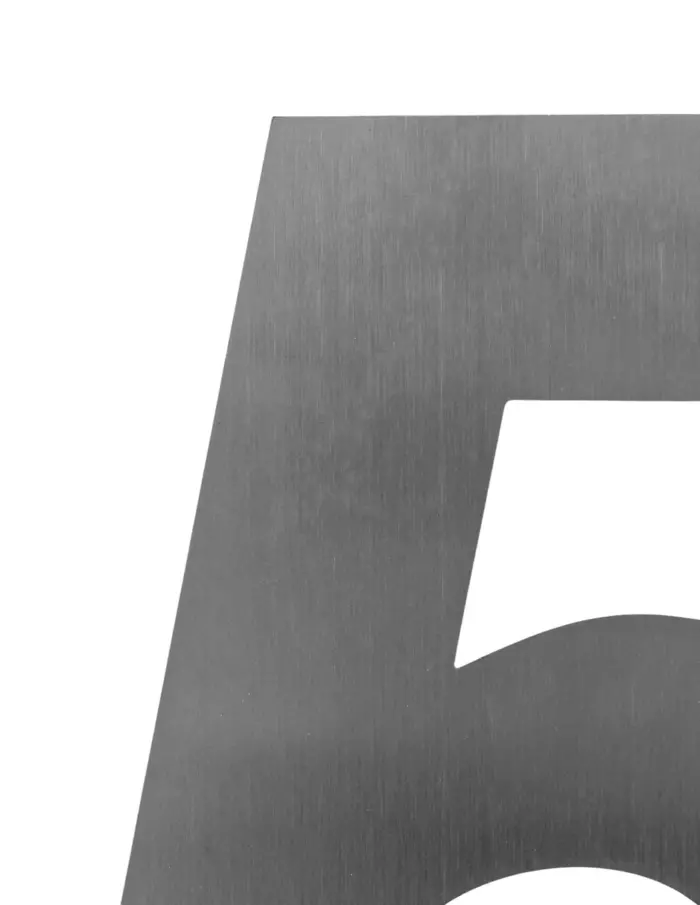Número 5 decorativo de acero de 15cm - Image 2