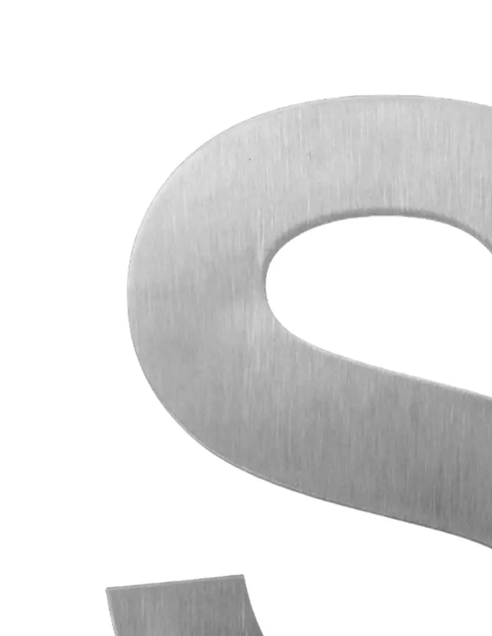 Letra S de acero de 15cm - Image 2
