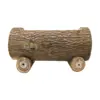 Maceta de madera diseño tronco de 56x26x30cm - Image 3