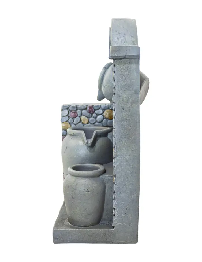 Fuente de poliresina diseño cantaros de 18x23x40cm - Image 2