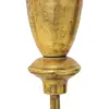 Candelabro de metal dorado - Image 2