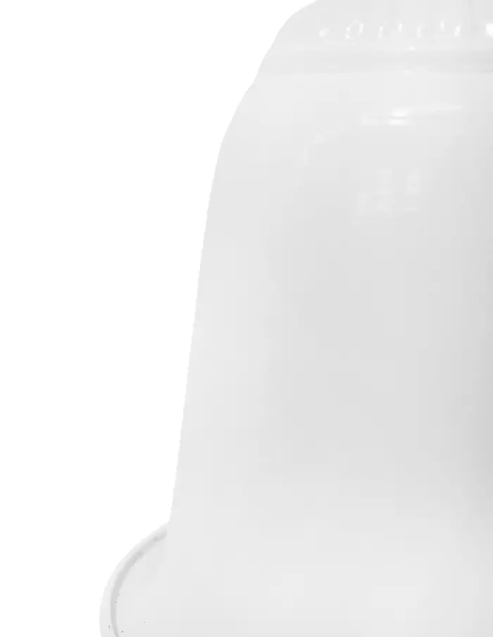 Campana de metal blanco de 24.5x31cm - Image 2