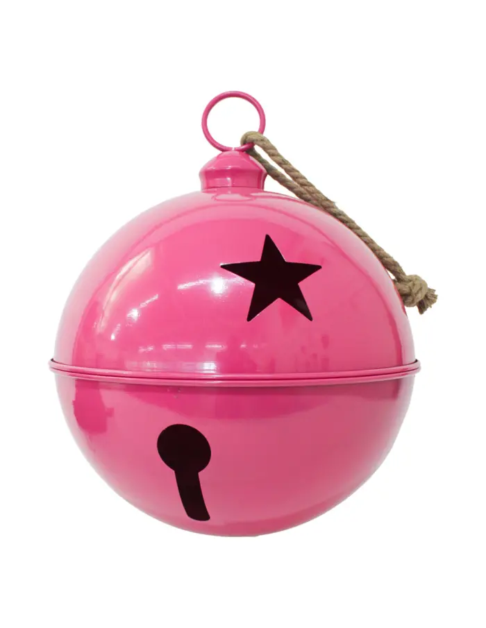 Cascabel rosa mexicano con estrellas perforadas de 45cm - Image 2
