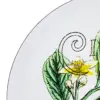 Plato de peltre blanco estampado limones de 27x27xcm - Image 3