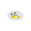 Plato de peltre blanco estampado limones de 22x22cm - Image 2