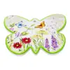 Porta calientes diseño mariposa verde con estampado de flores y mariposas de 17x19cm - Image 2