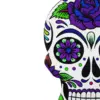Juego de 4 portavasos diseño Calaveras de colores de 9x12.5cm - Image 3