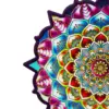 Portacaliente diseño mandala rosa con azul de 20x20cm - Image 3