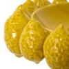 Frutero de porcelana amarillo con limones en las orillas de 33.8x33.8x24cm - Image 3
