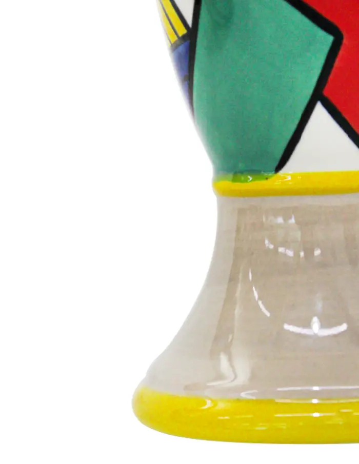 Candelabro de porcelana con dibujos de colores de 10.5x10.5x30cm - Image 3