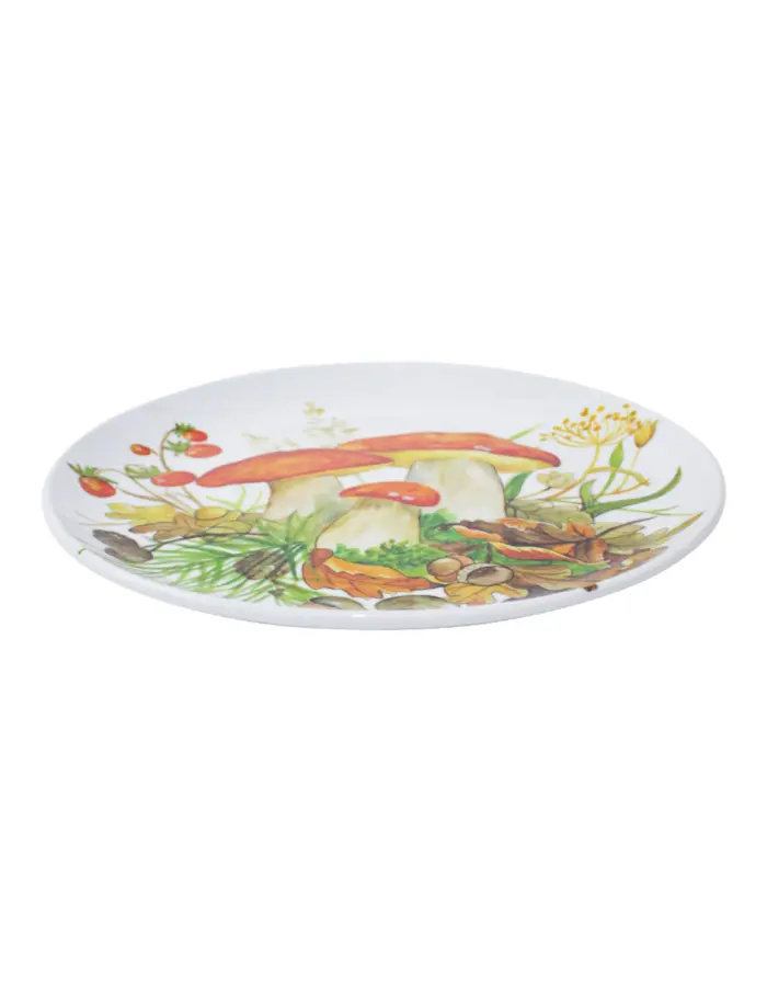 Plato de melamina estampado setas de 27.6x27.6x2.2cm - Image 2