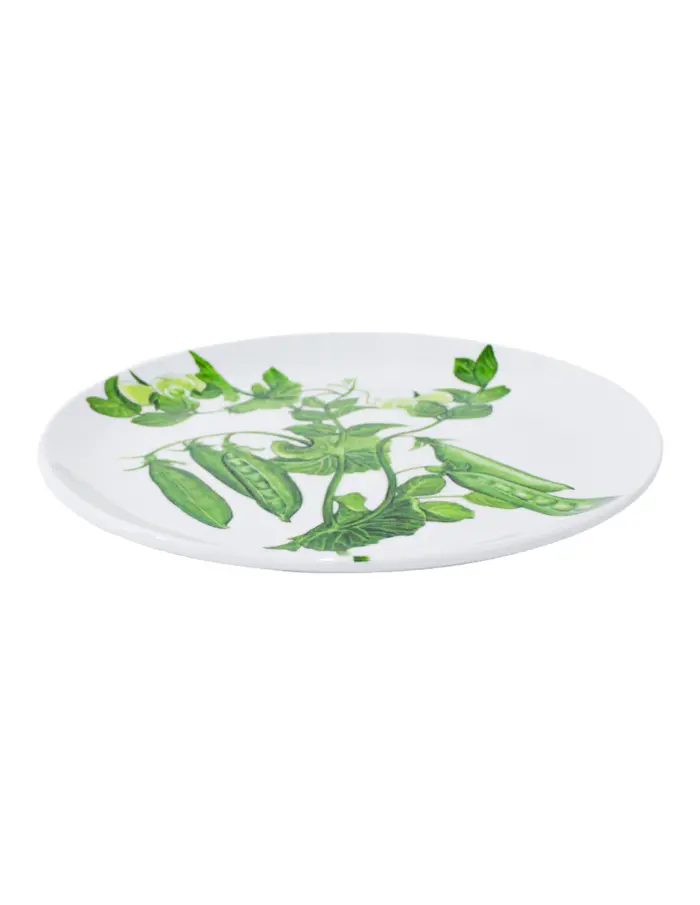 Plato de melamina estampado chícharos de 27.6x27.6x2.2cm - Image 2