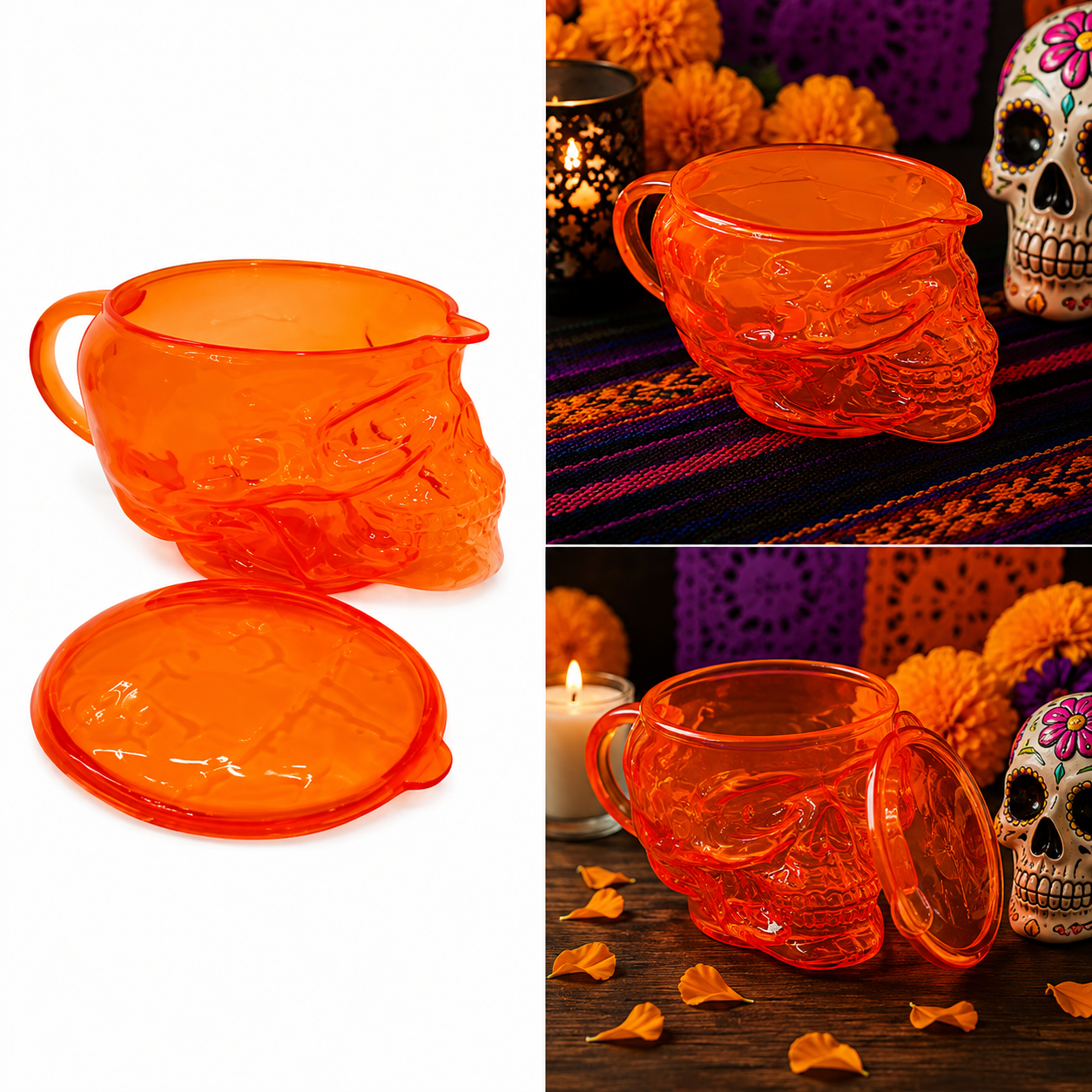 Jarra de Cráneo Naranja