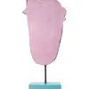 Escultura de rostro de mujer abstracto de resina de 16.5x7x39cm - Image 3