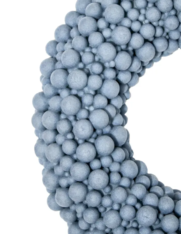 Corona con pompones azul - Image 3