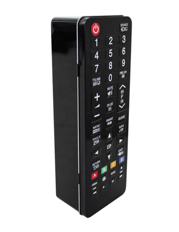 Caja de lámina negra diseño control de TV de 29x10x7cm - Image 2