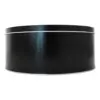 Caja de lámina redonda negra diseño disco de acetato de 24.7x10.8cm - Image 3