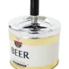 Cenicero de lámina con texto de cerveza amarilla de 9.2x12cm - Image 2