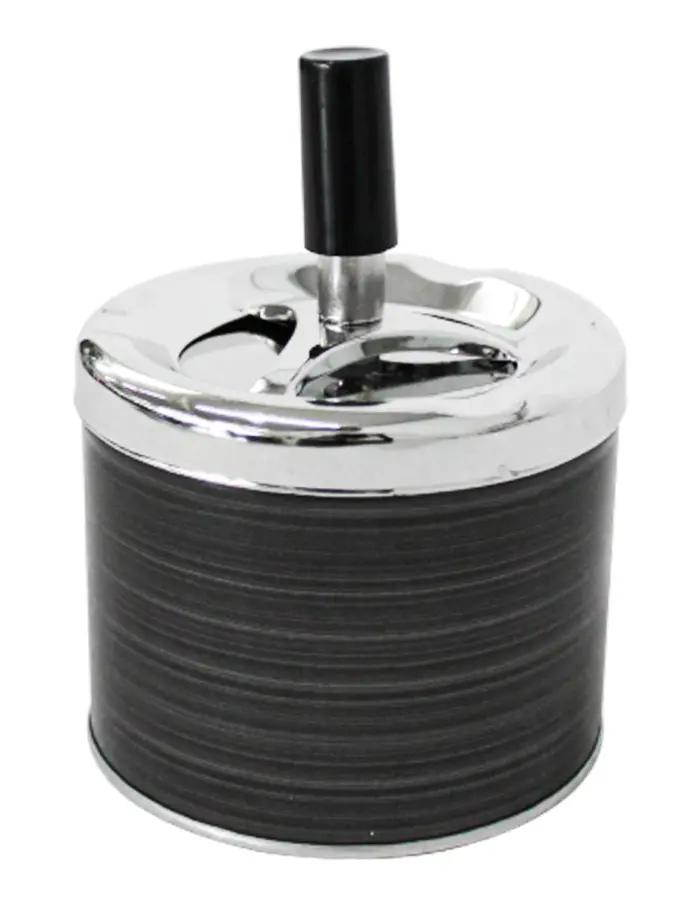Cenicero de lámina negro mate de 9.2x12cm - Image 2