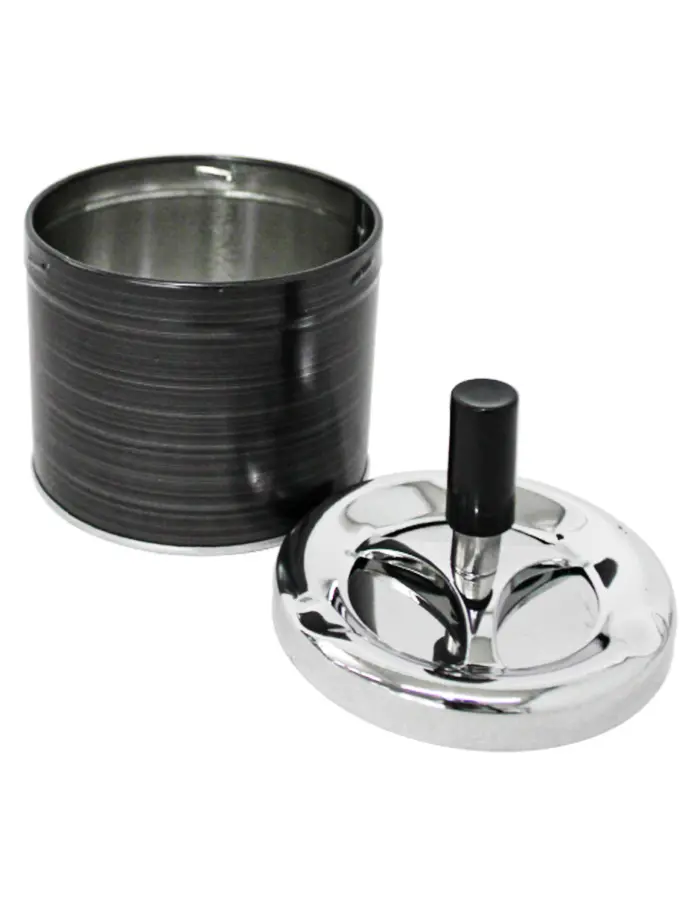 Cenicero de lámina negro mate de 9.2x12cm - Image 3