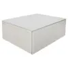 Juego de 2 cajas rectangulares de lamina diseño cadenas plateadas de 17/6.4x24/22x8.8x6.4cm - Image 3