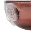 Bowl de vidrio con rosas viceladas de 26x26x11cm - Image 3