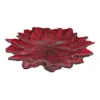 Plato de cristal diseño nochebuena roja de 30cm - Image 2
