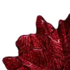 Plato de cristal diseño nochebuena roja de 30cm - Image 3