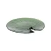 Plato de cristal diseño hoja de loto de 21cm - Image 2
