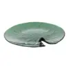 Plato de cristal diseño hoja de loto de 32cm - Image 2