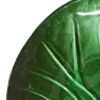 Plato de cristal diseño hoja de loto de 32cm - Image 3